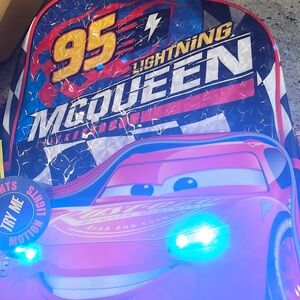 Kids backpack Cars lightning McQueen